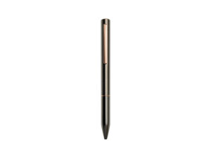Elegant silver pen with gold accents