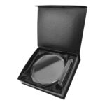 Crystal award in black presentation box