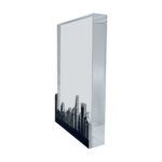 Acrylic skyscraper display award or trophy.