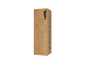 Eco-friendly reusable cutlery set.