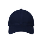 Navy blue baseball cap front view