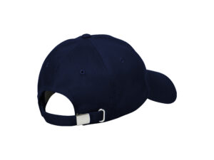 Navy blue cap with adjustable strap