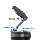 360-degree rotating phone tripod with adjustable angles