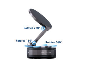 360-degree rotating phone tripod with adjustable angles