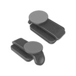 Gray foam massage rollers for muscle recovery